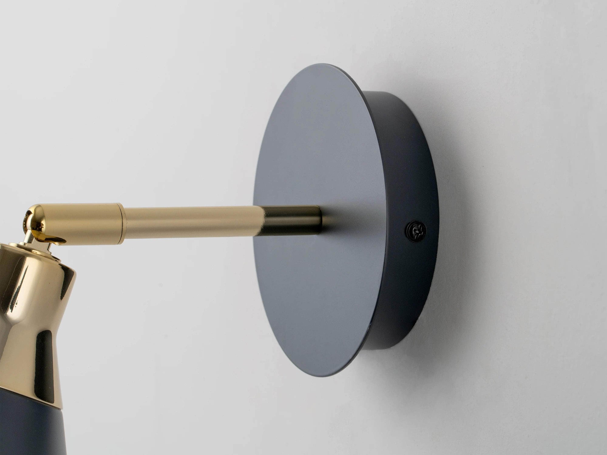 Charcoal Cone Wall Light