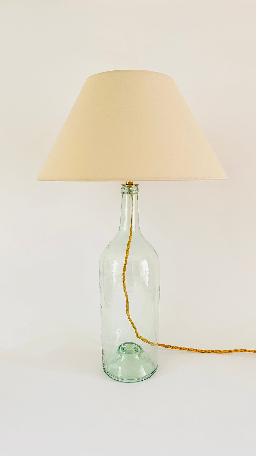 Tall Antique Glass Lamp