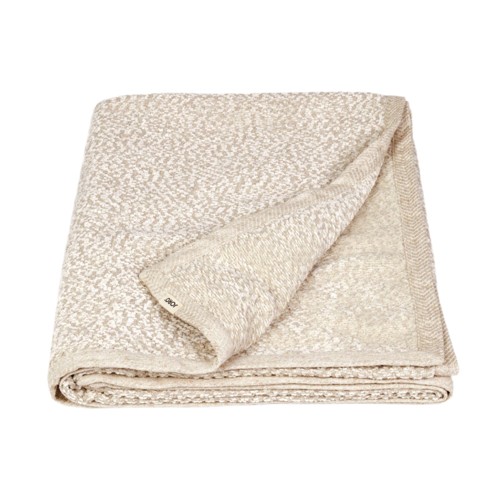 Sawan Jacquard Throw - Pearl White & Grey