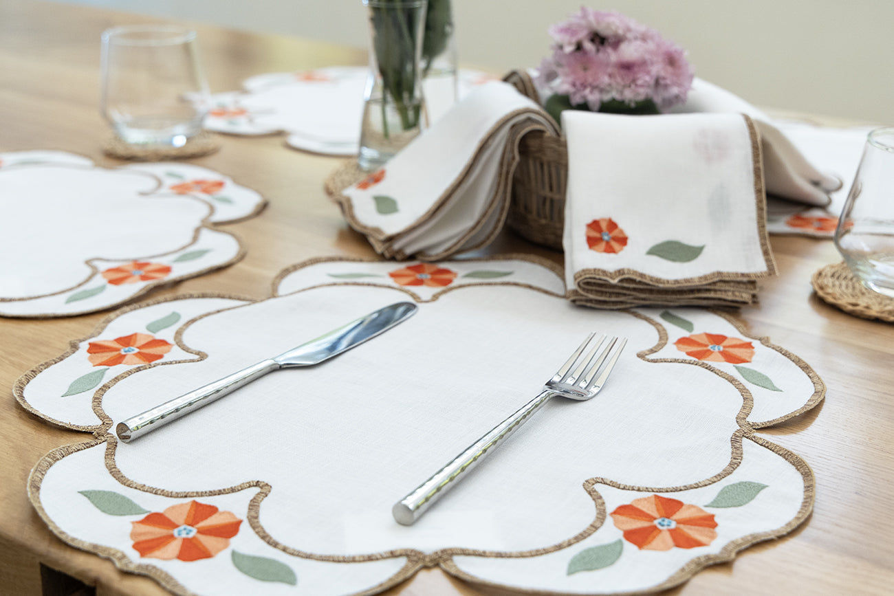 Bold Blossom Placemats (Set of 4)