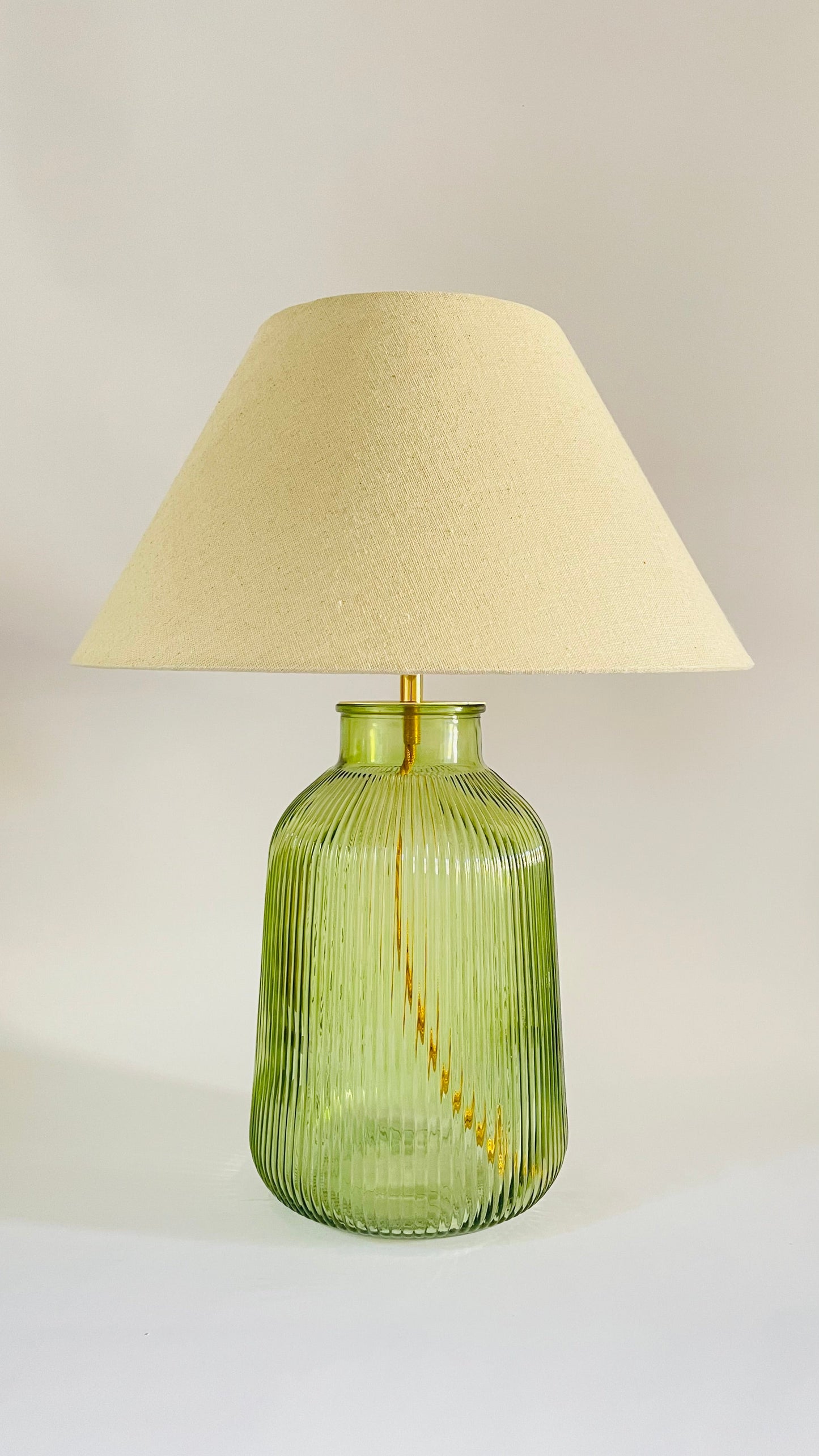 Antique French Bottle Lamp