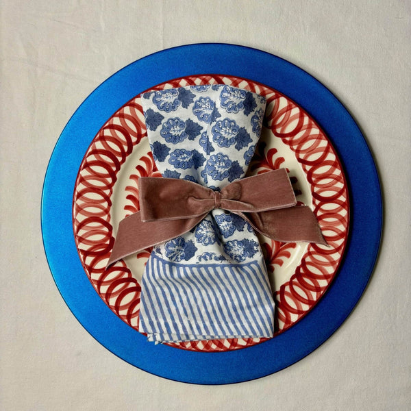 Charger Plate - Blue - Set Of 6-