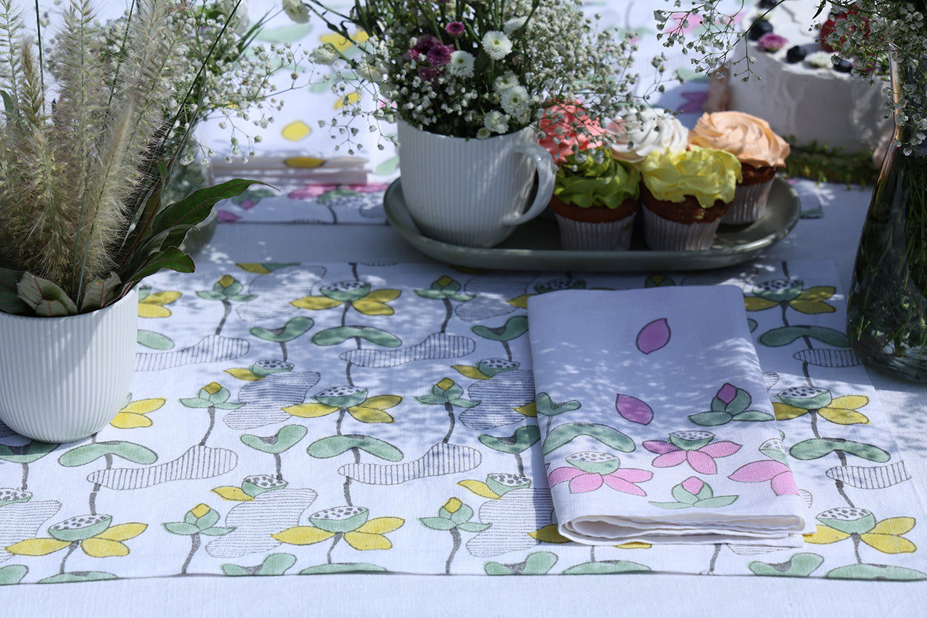 Lotus Pond Placemat - Yellow (Set of 4)