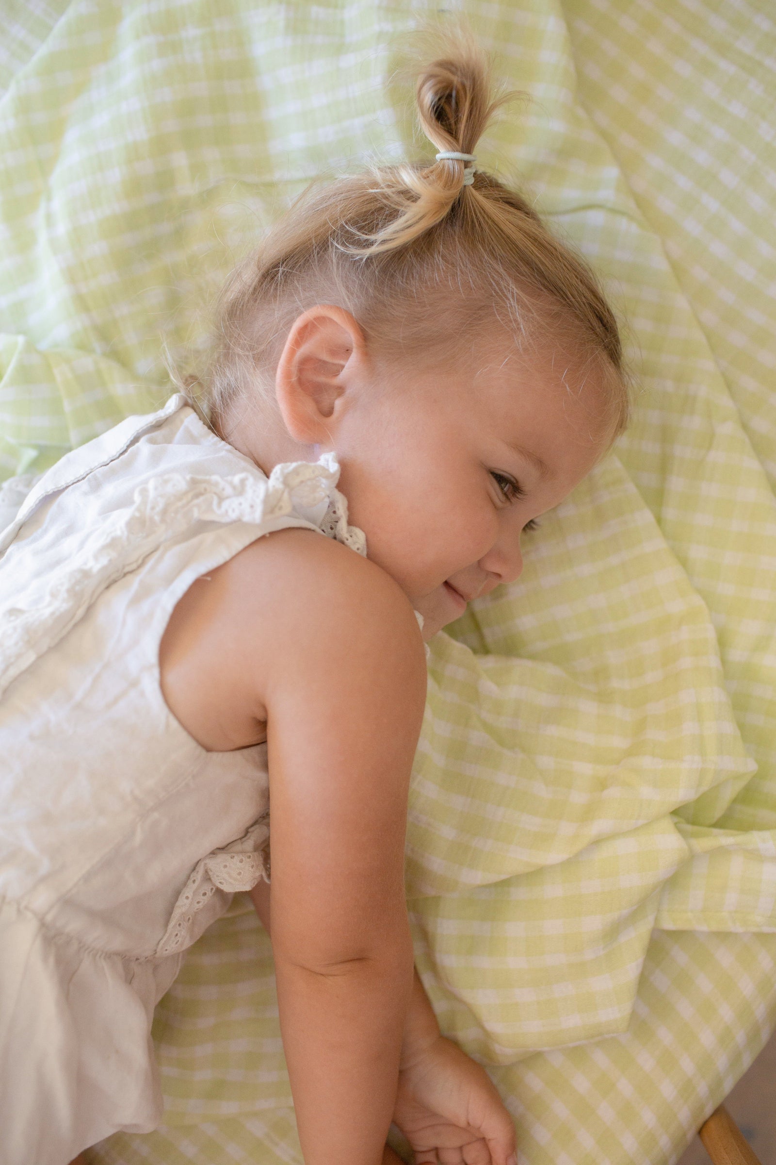 Soft Crib Sheet – Pistachio