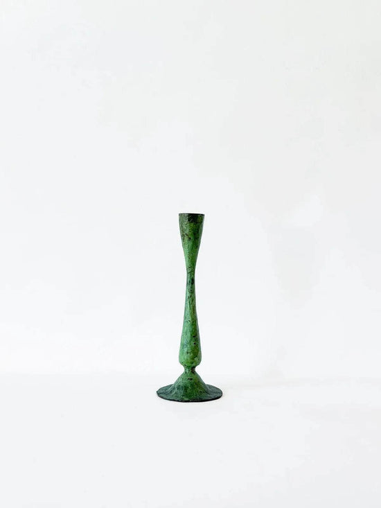 Verdigris Candle Holder - Shelley
