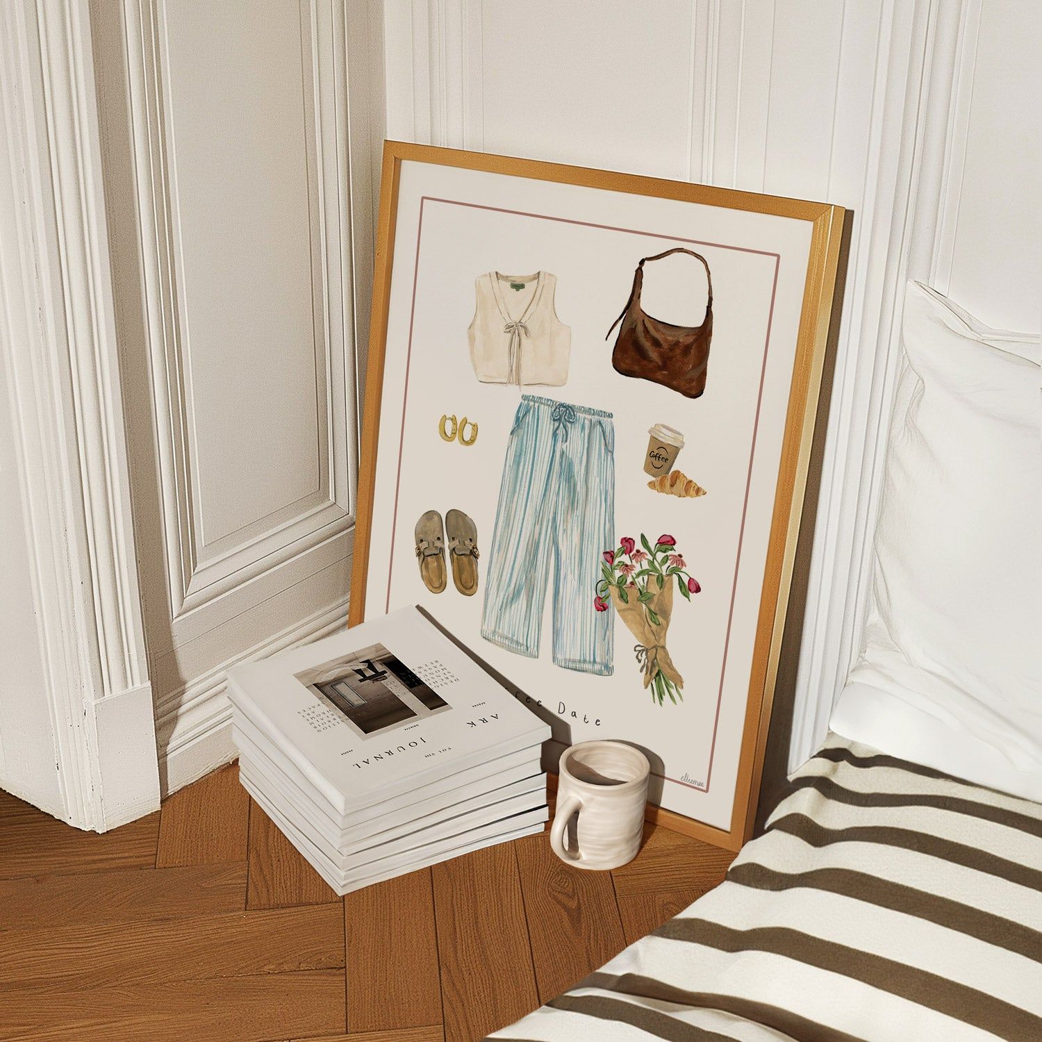 Coffee Date Art Print