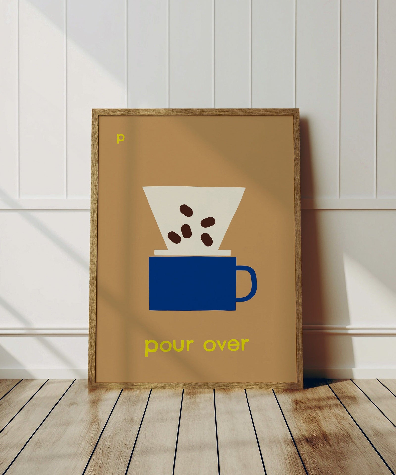 P for Pour Over Art Print
