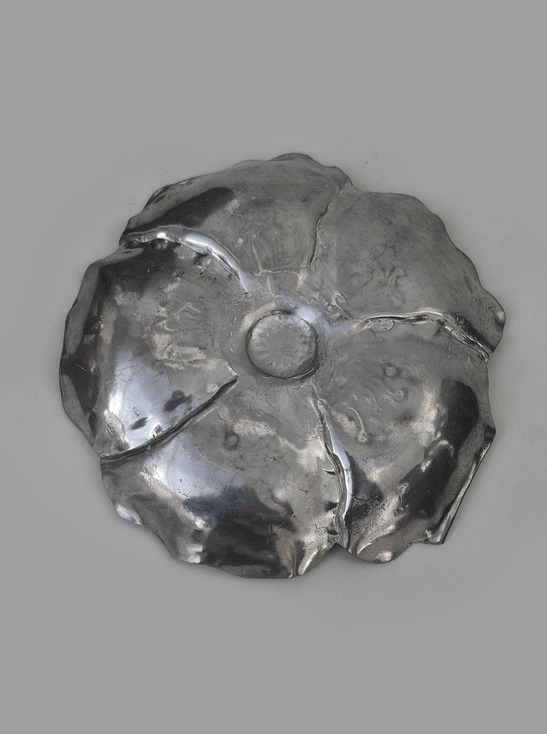 Flower Pewter Vide Poche