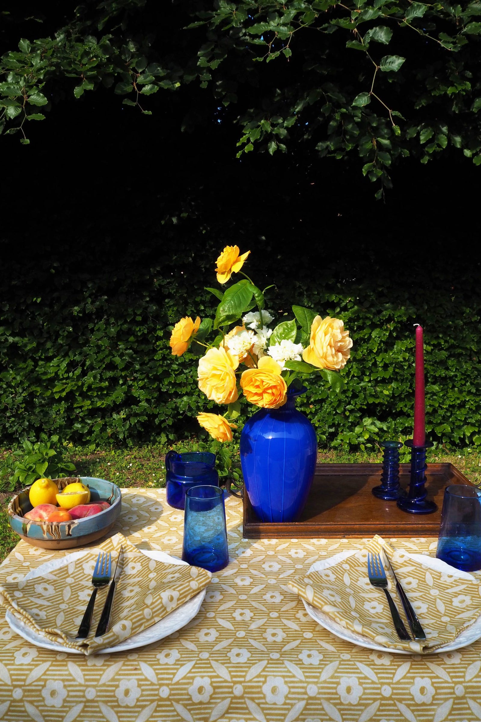 Mattea Gold Tablecloth