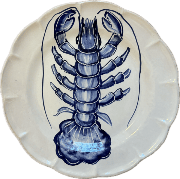 Mare Plate 25 cm Blue Lobster
