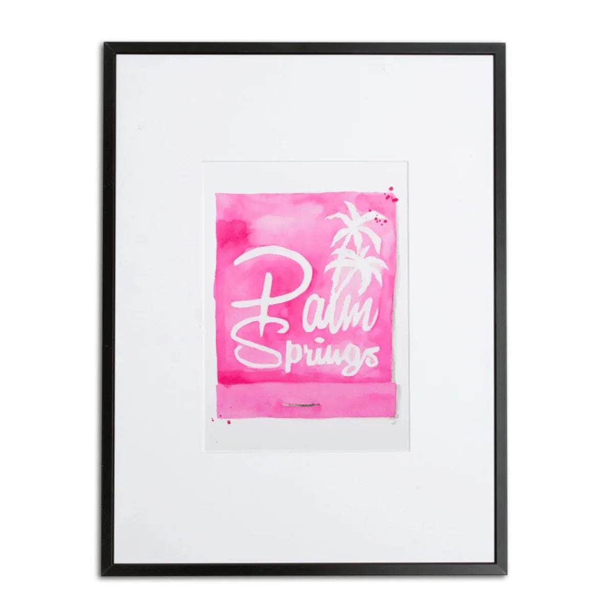 Palm Springs Matchbook Print
