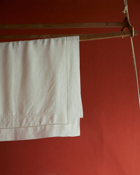 Pillowcase Hemstitch Ivory White