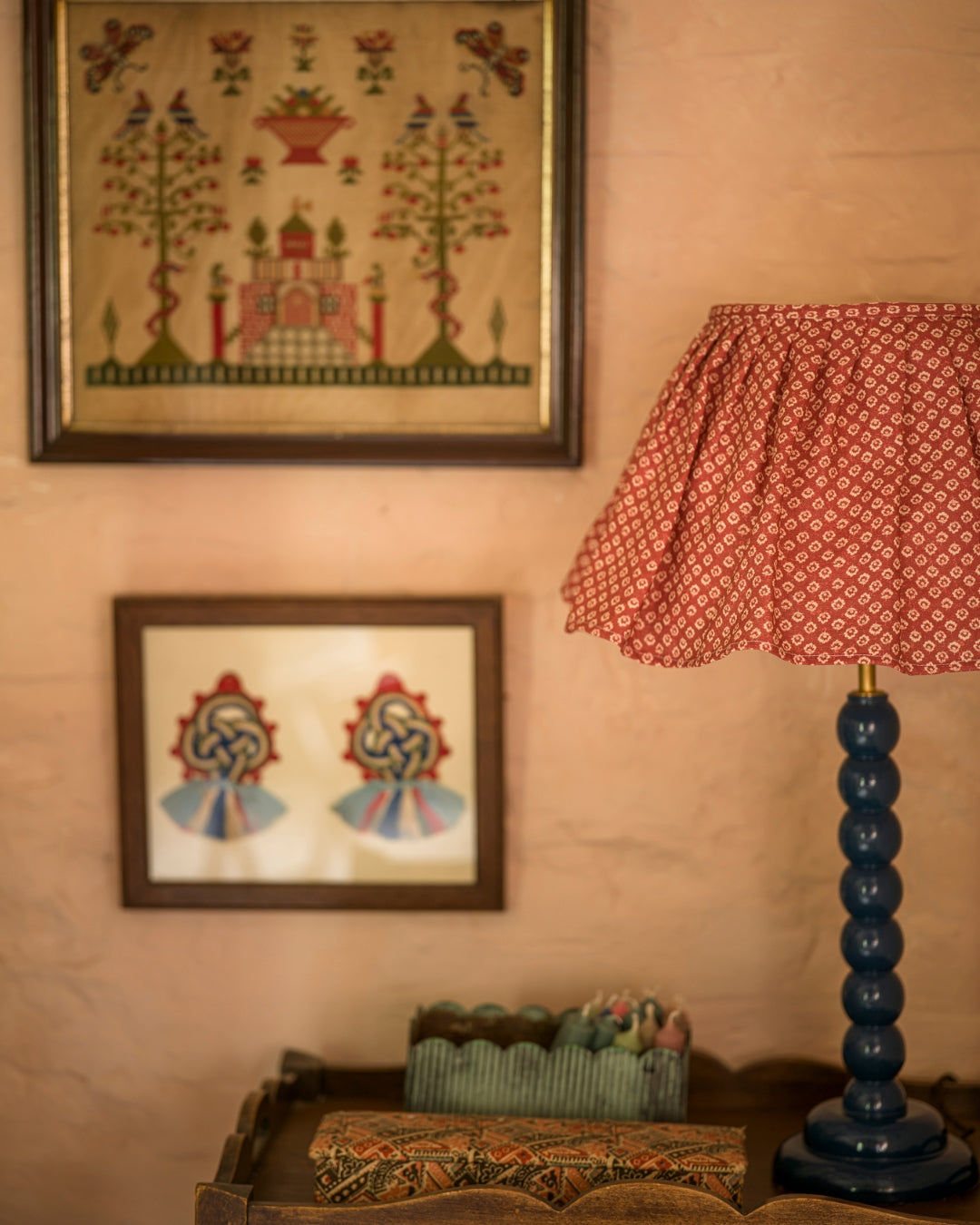 Florina Loose Pleat in Crabapple