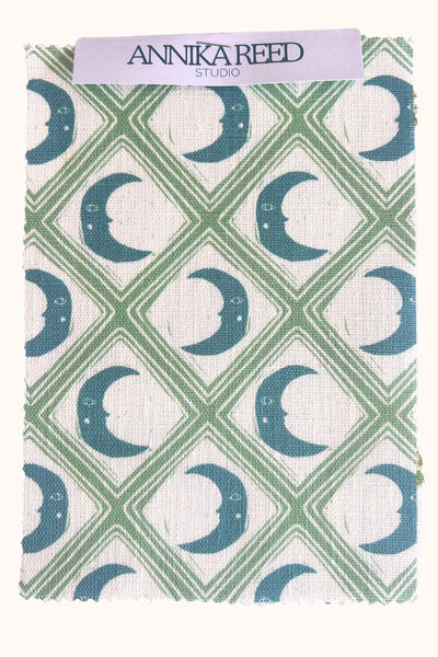 Kit Moon Fabric - Blue Moon