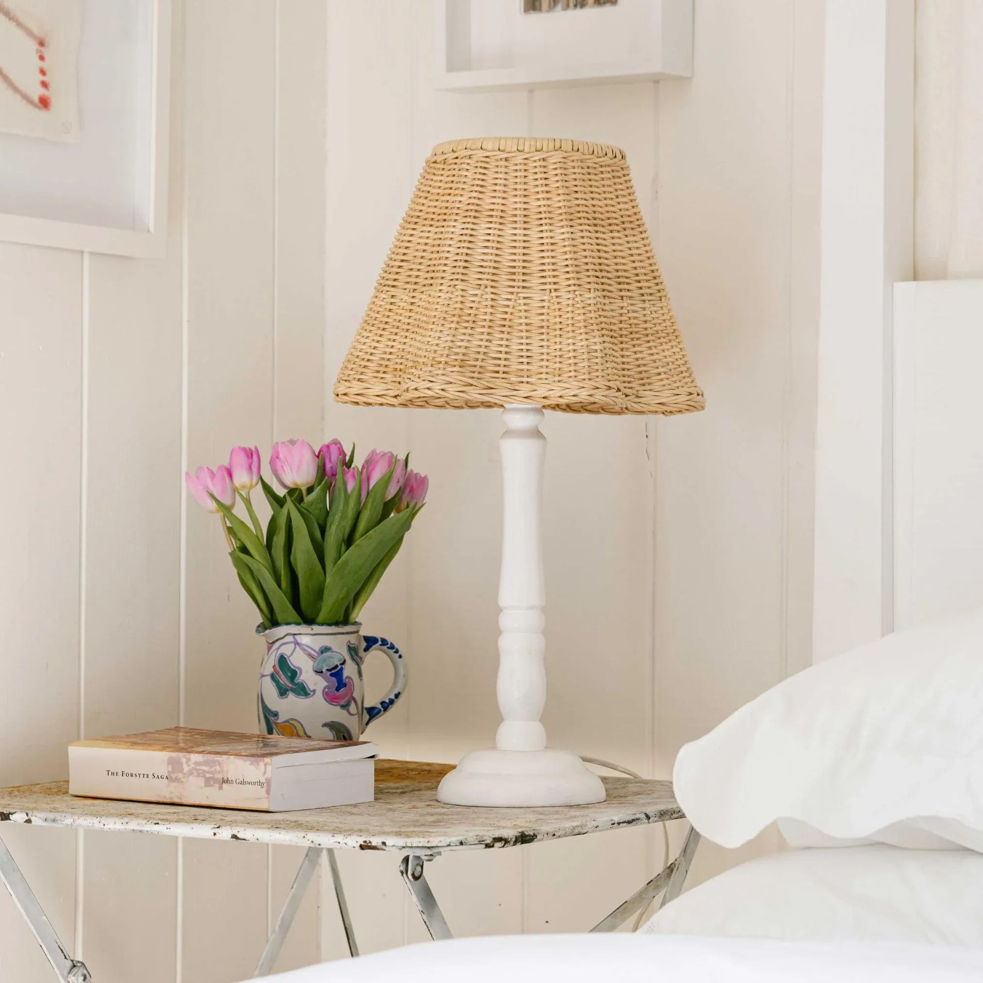 Wave Rattan Lampshade (Medium)