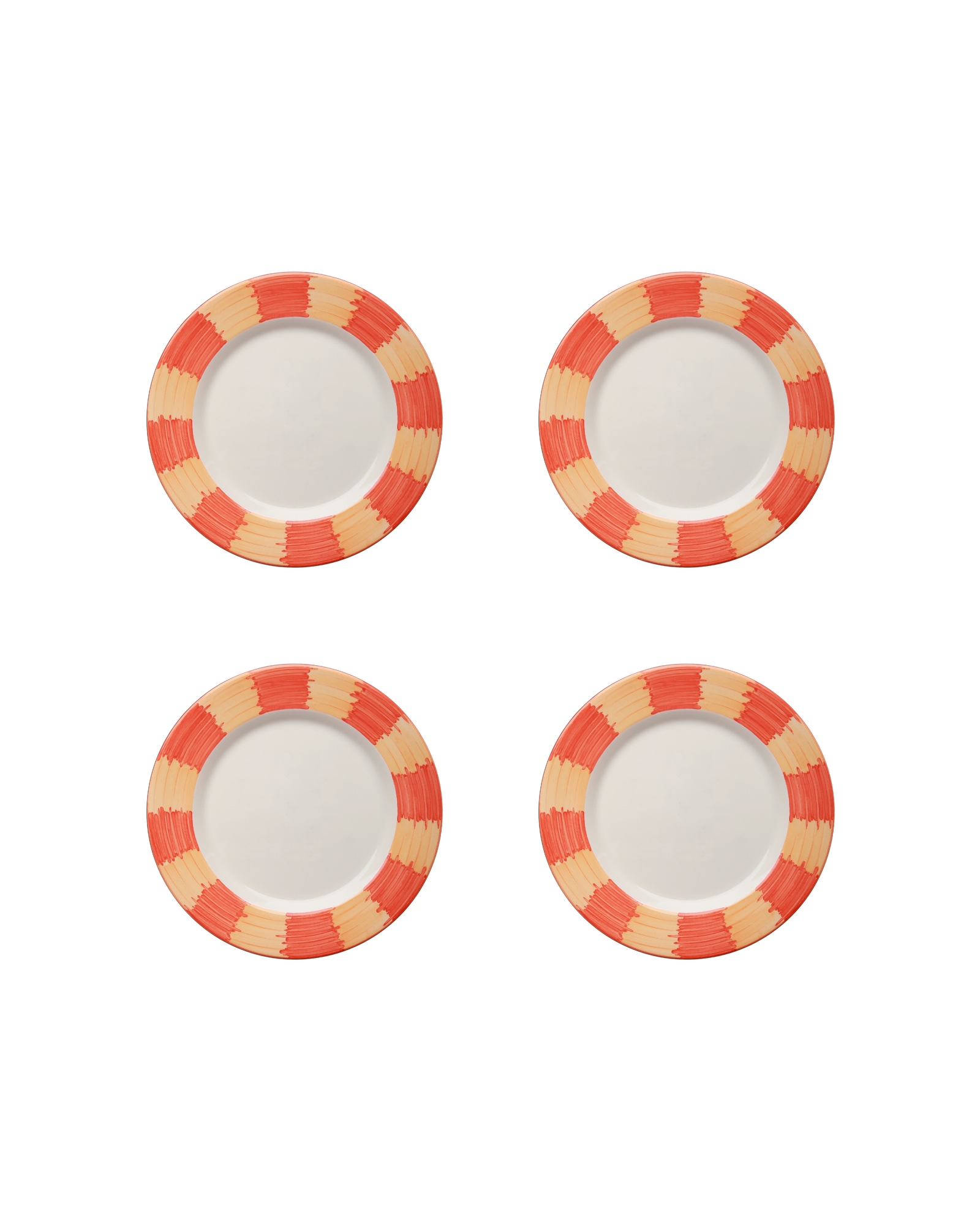 Frida Orange Tea Set-Of-Four