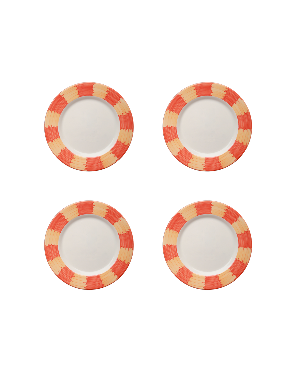 Frida Orange Tea Set-Of-Four