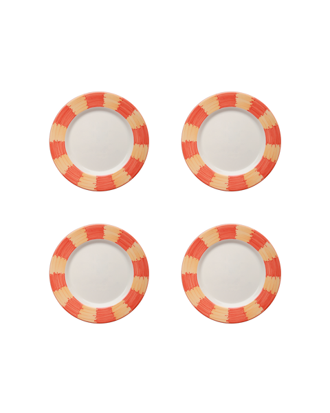 Frida Orange Tea Set-Of-Four