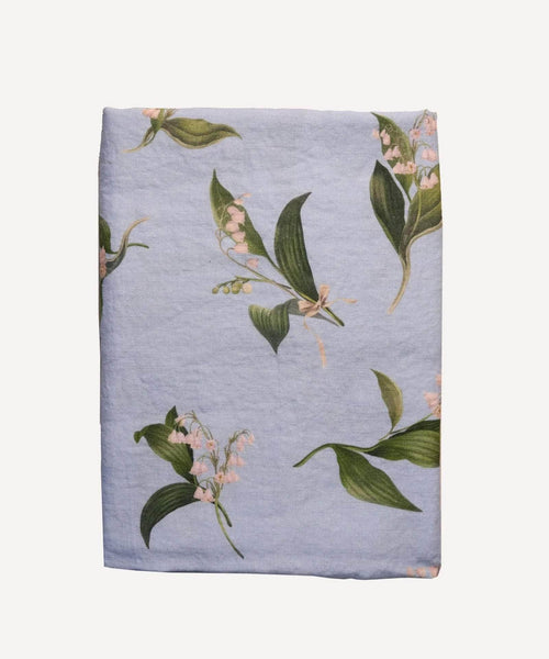 Lily Of The Valley Linen Tablecloth