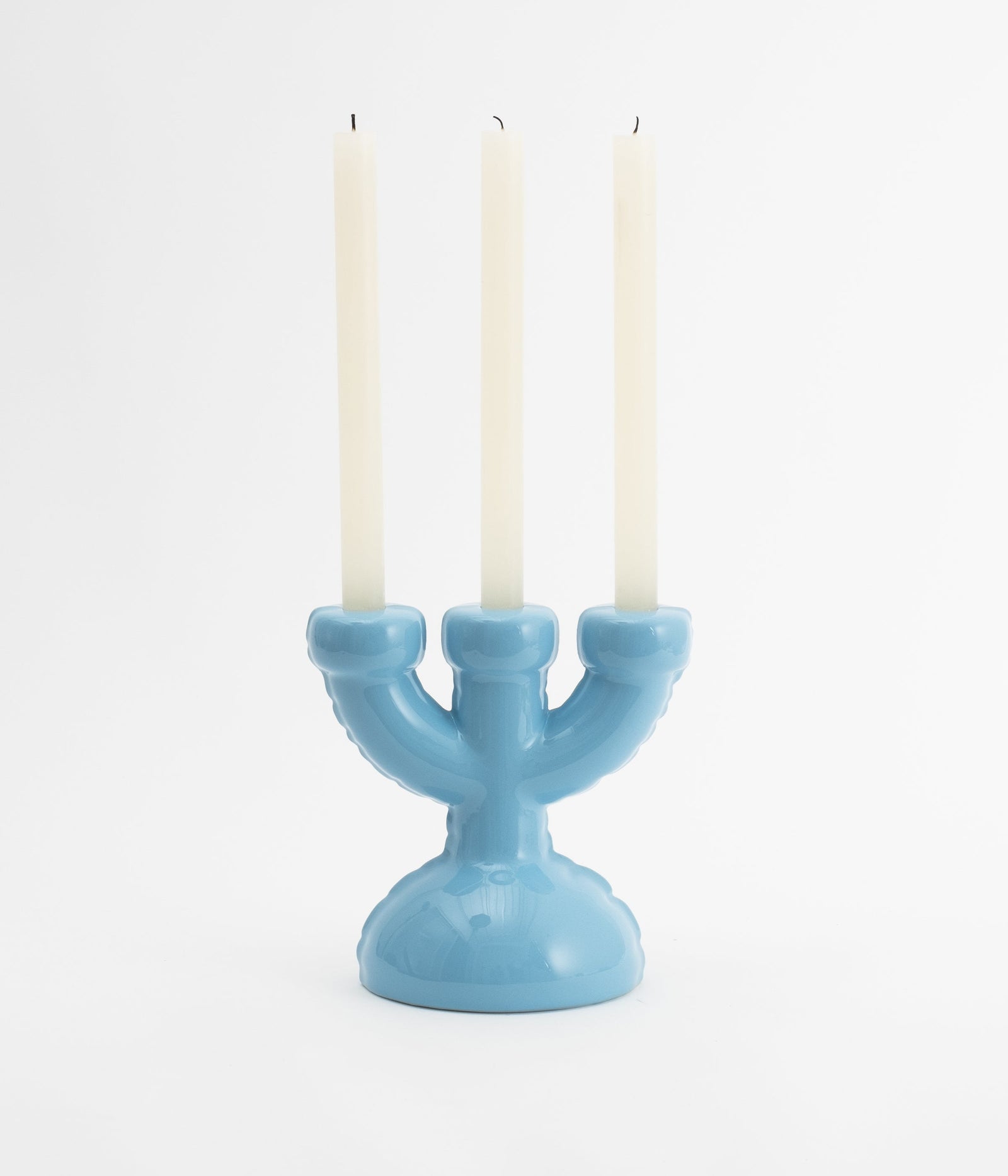 Candelabra 'ERIC' Sky Gloss