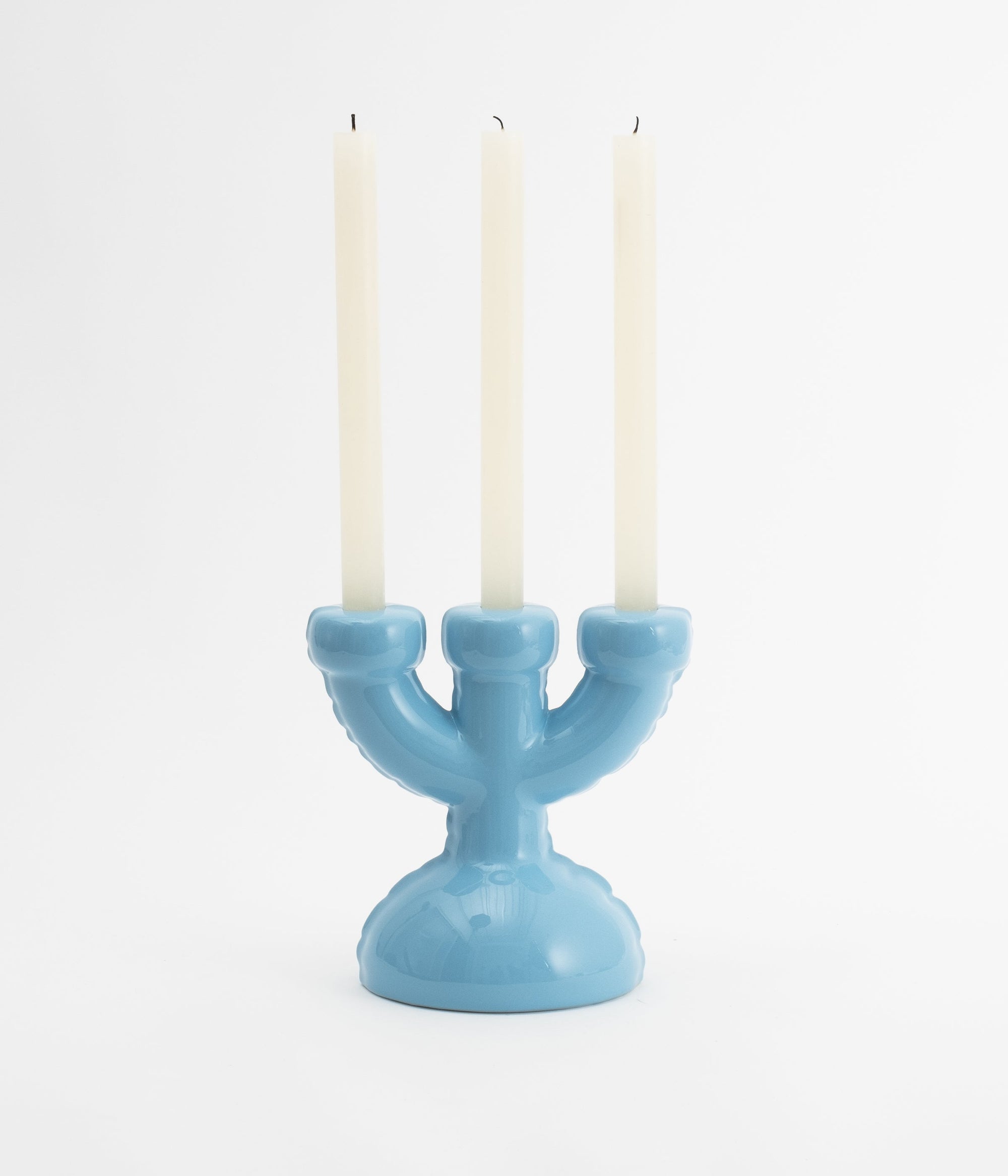 Candelabra 'ERIC' Sky Gloss