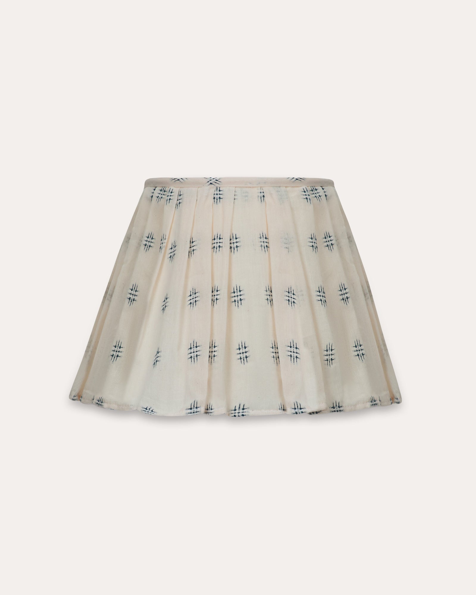 The Embroidered Loose Pleat in Delphinium