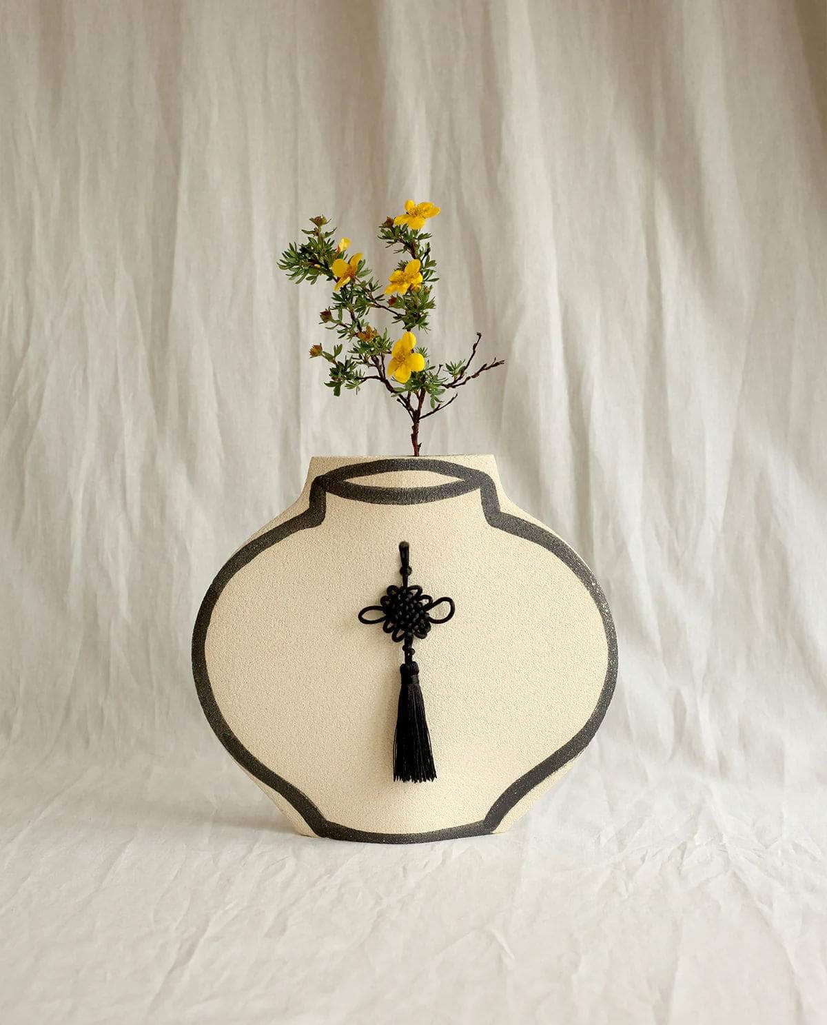 Ceramic Vase ‘Braided Lune'