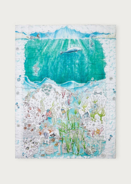 The Legends of the Sea Quilted Blanket