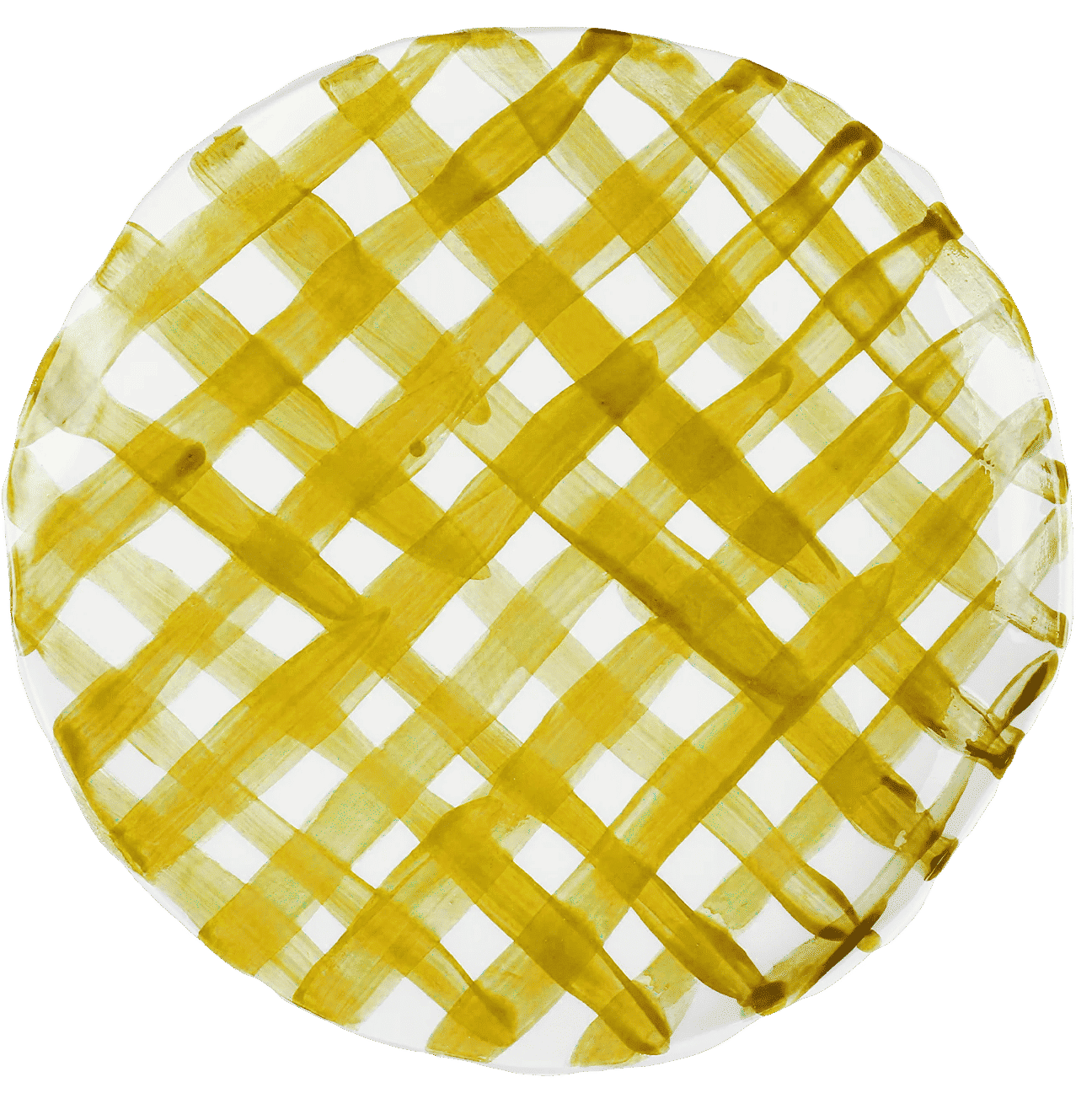 Vichy Yellow Plate