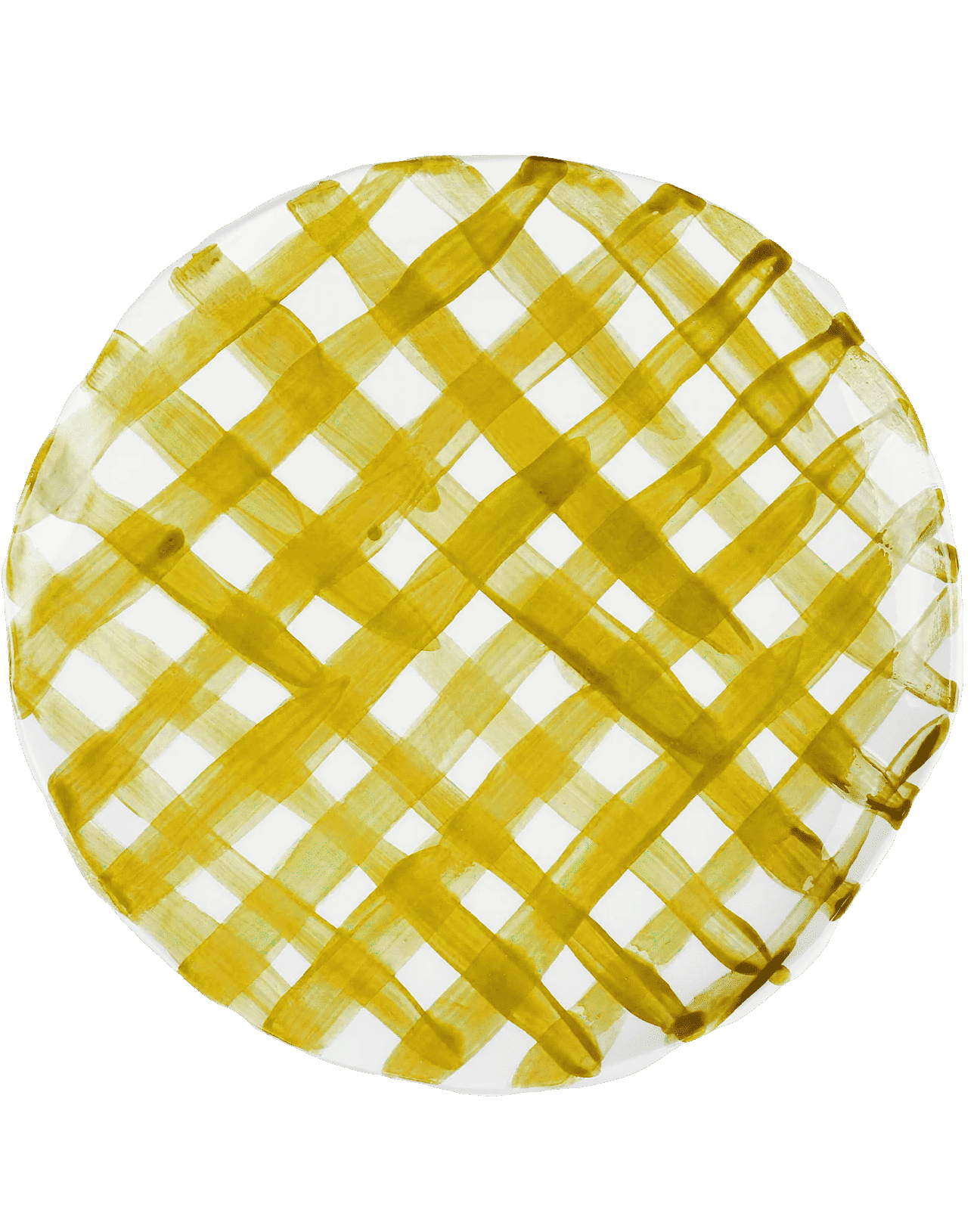 Vichy Yellow Plate