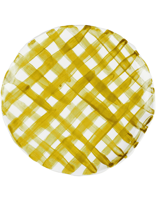 Vichy Yellow Plate
