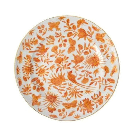 Sacred Bird and Butterfly Dessert Plates | Set of 4