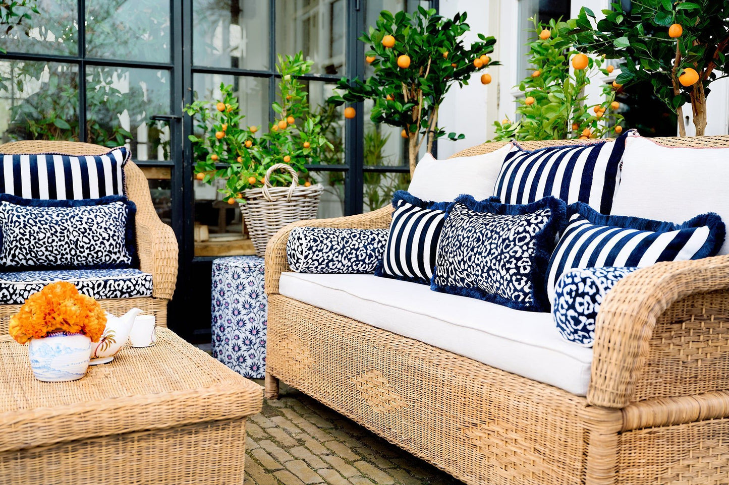 Bolster Maya Navy