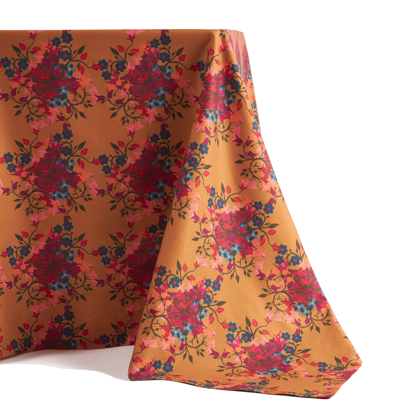 Blumen Orange Tablecloth