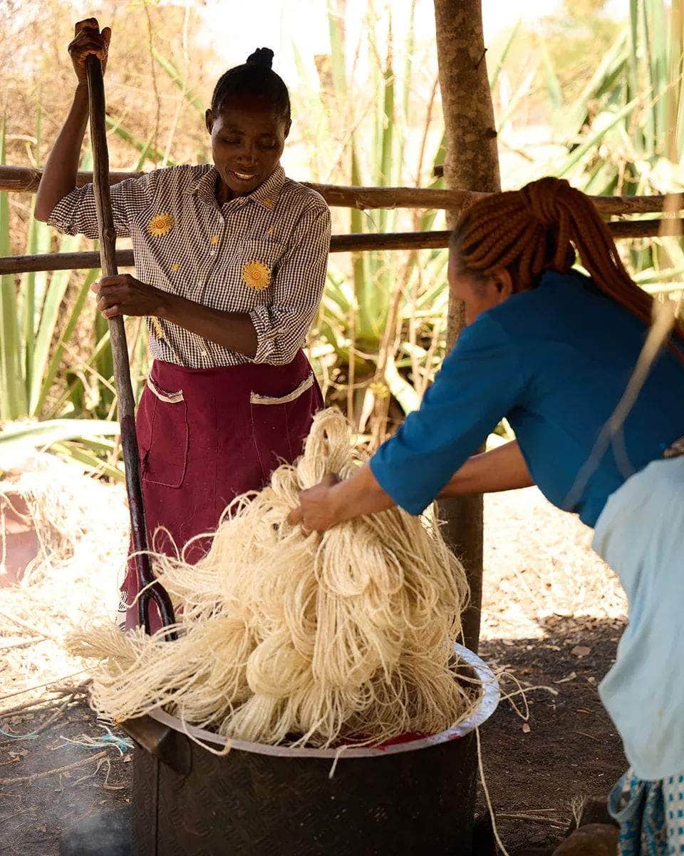 IMANI: XL Pink & Red Storage Basket