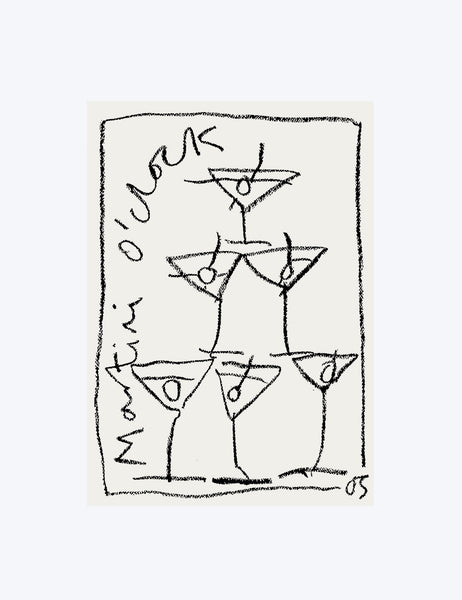 Martini Tower Print