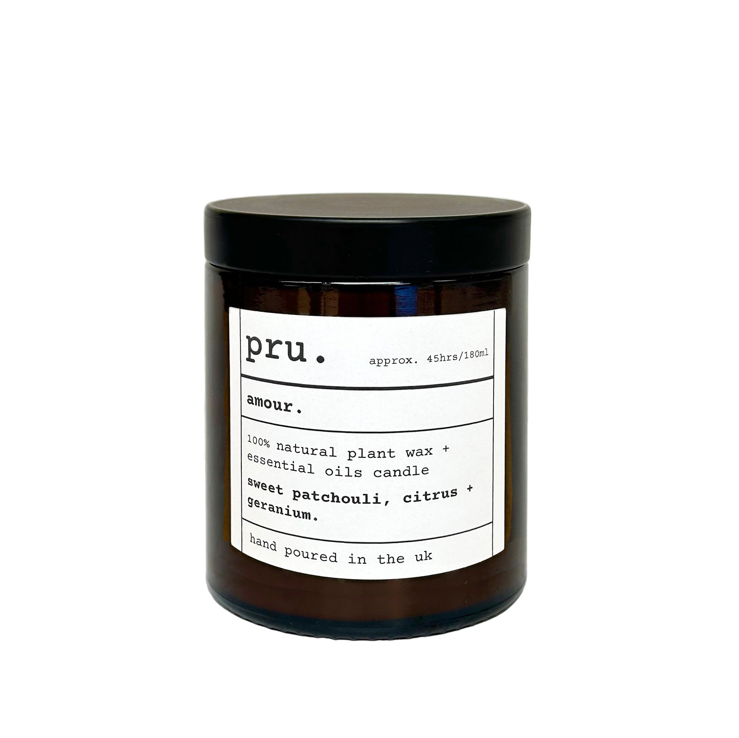 Apothecary 100% Essential Oil Massage Candle - Amour