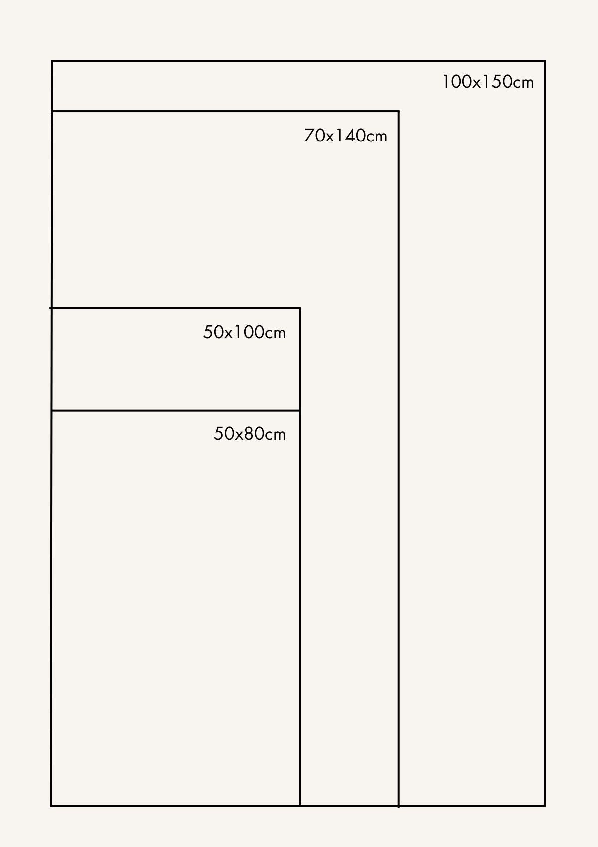 Ivory & Black Cotton Wavy Hand Towel