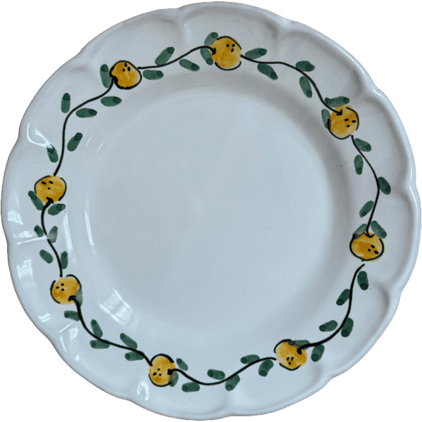 Orange Fruit Dinner Plate 25 cm