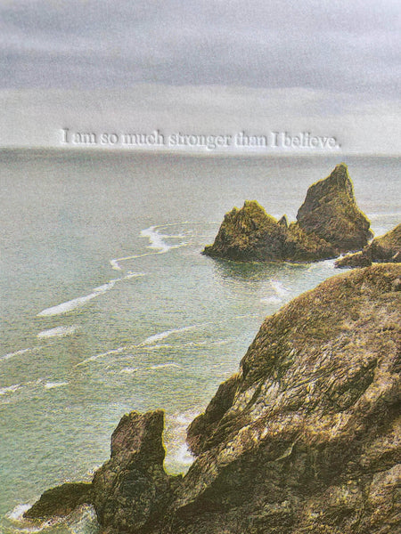 Limited Edition Risograph - Kynance Cove