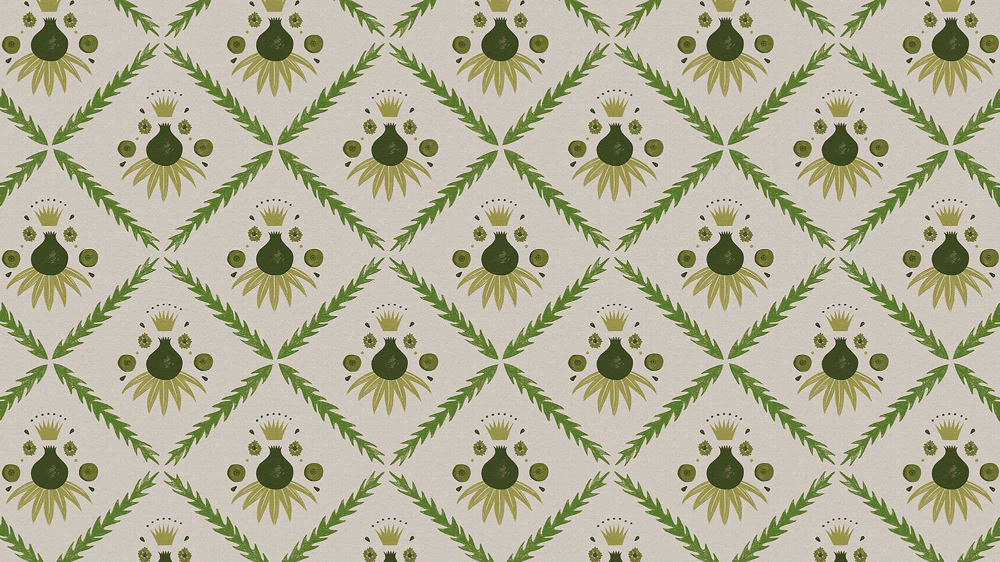 Pome Wallpaper, Moss, Roll