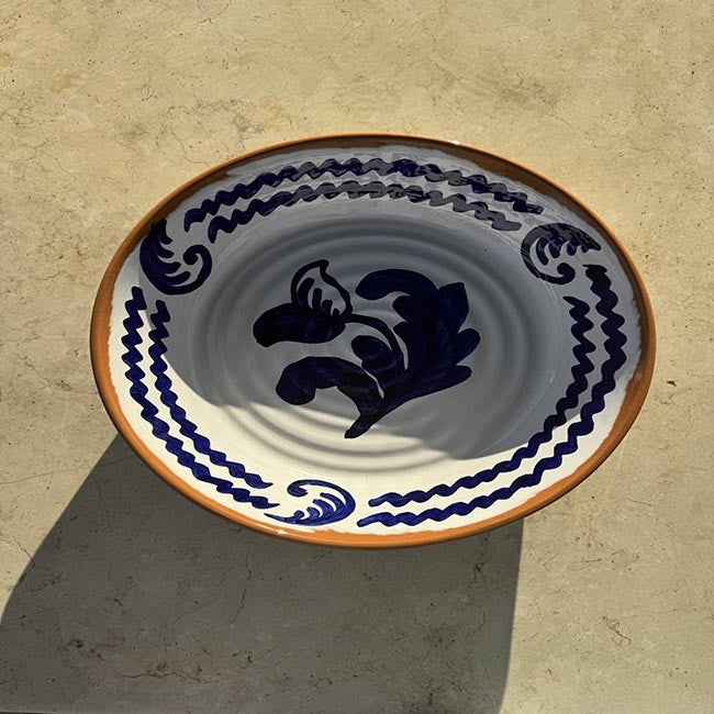 Blue Antica Serving Bowl - 30 cm