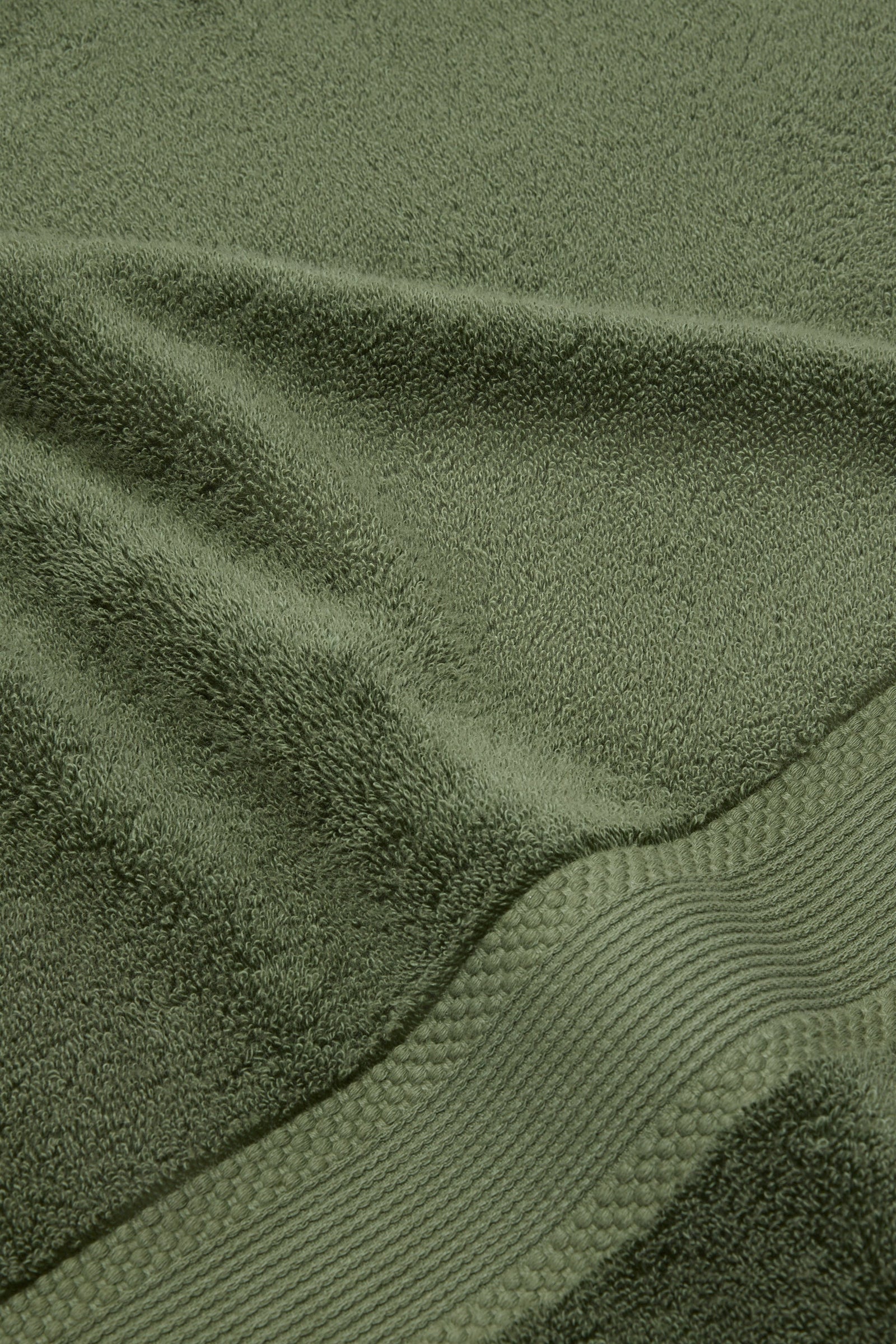 Organic Cotton Bath Towel - Forest Green