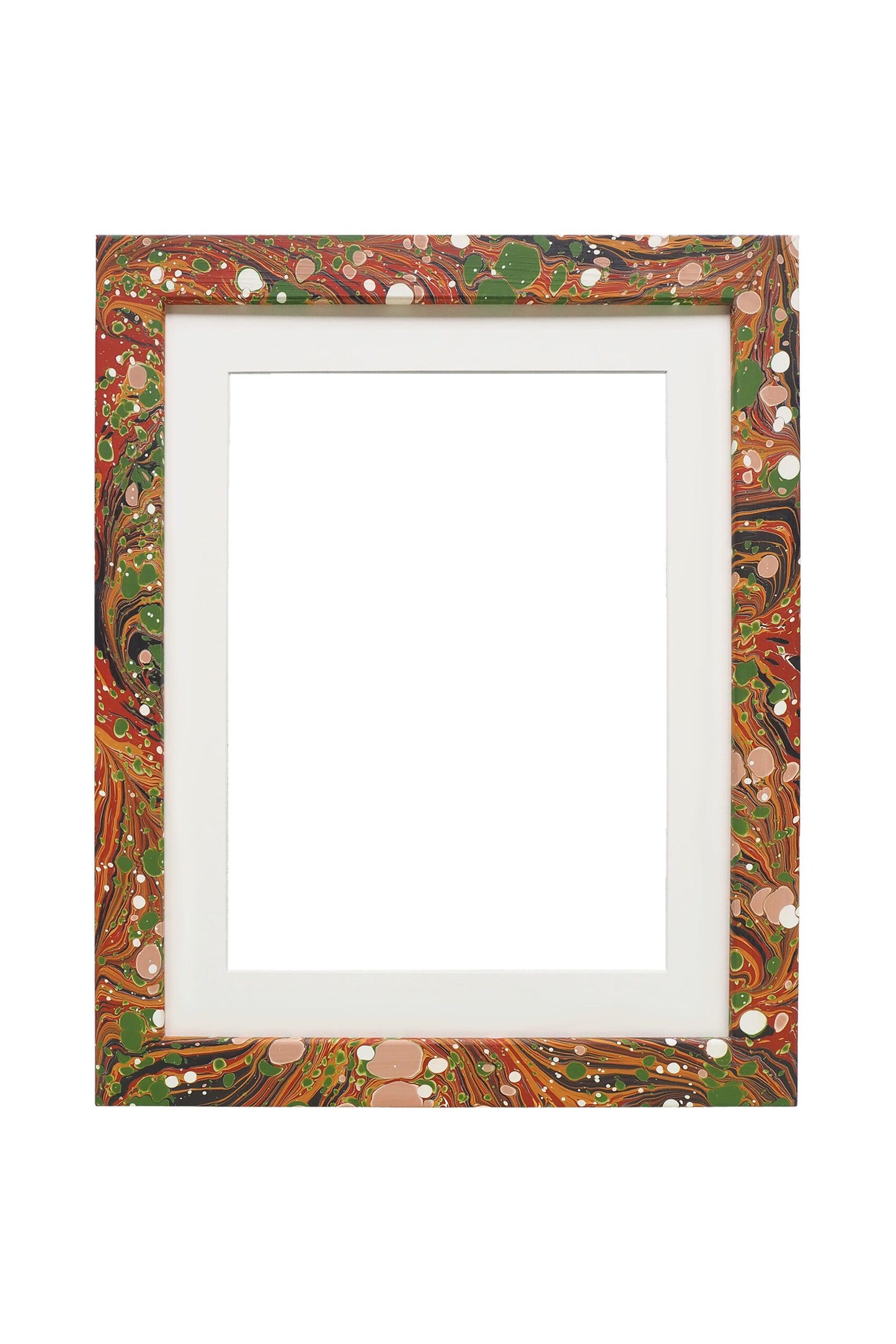 Hand Marbled Igneus Frame