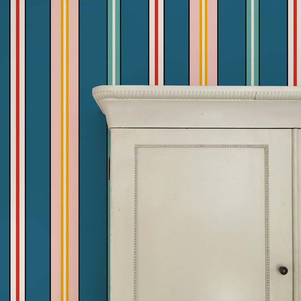 Sporty Stripes - Blue