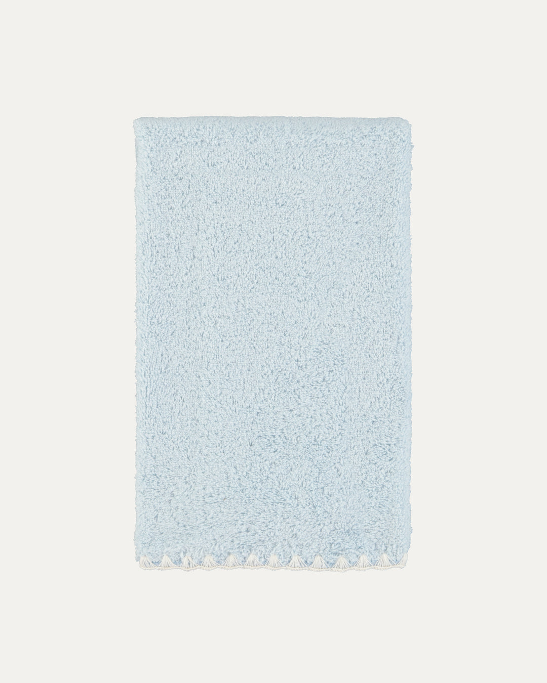 Blue and White Shell Bath Towel