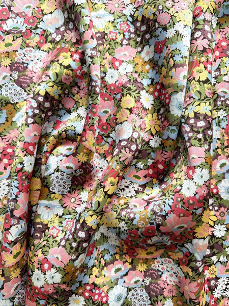 Silk Pillowcase Made With Liberty Fabric Thorpeness Dusky Pink