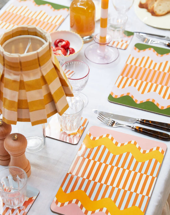 Wiggle & Stripe Placemats (Set of 6)