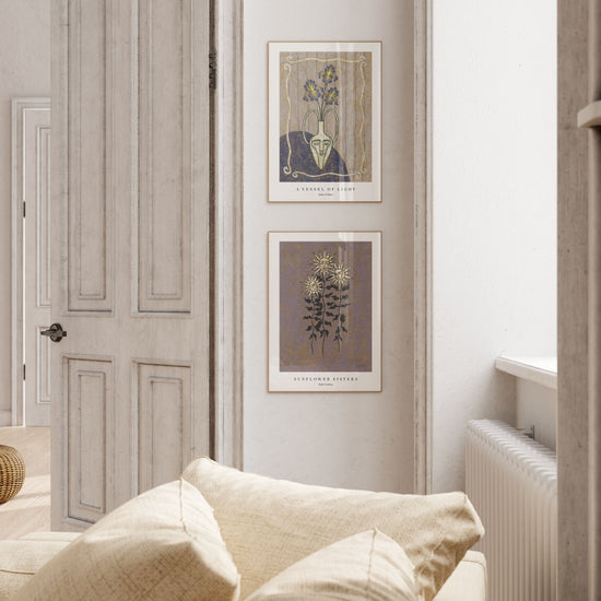 Sunflower Sisters - Botanical Wall Art Print