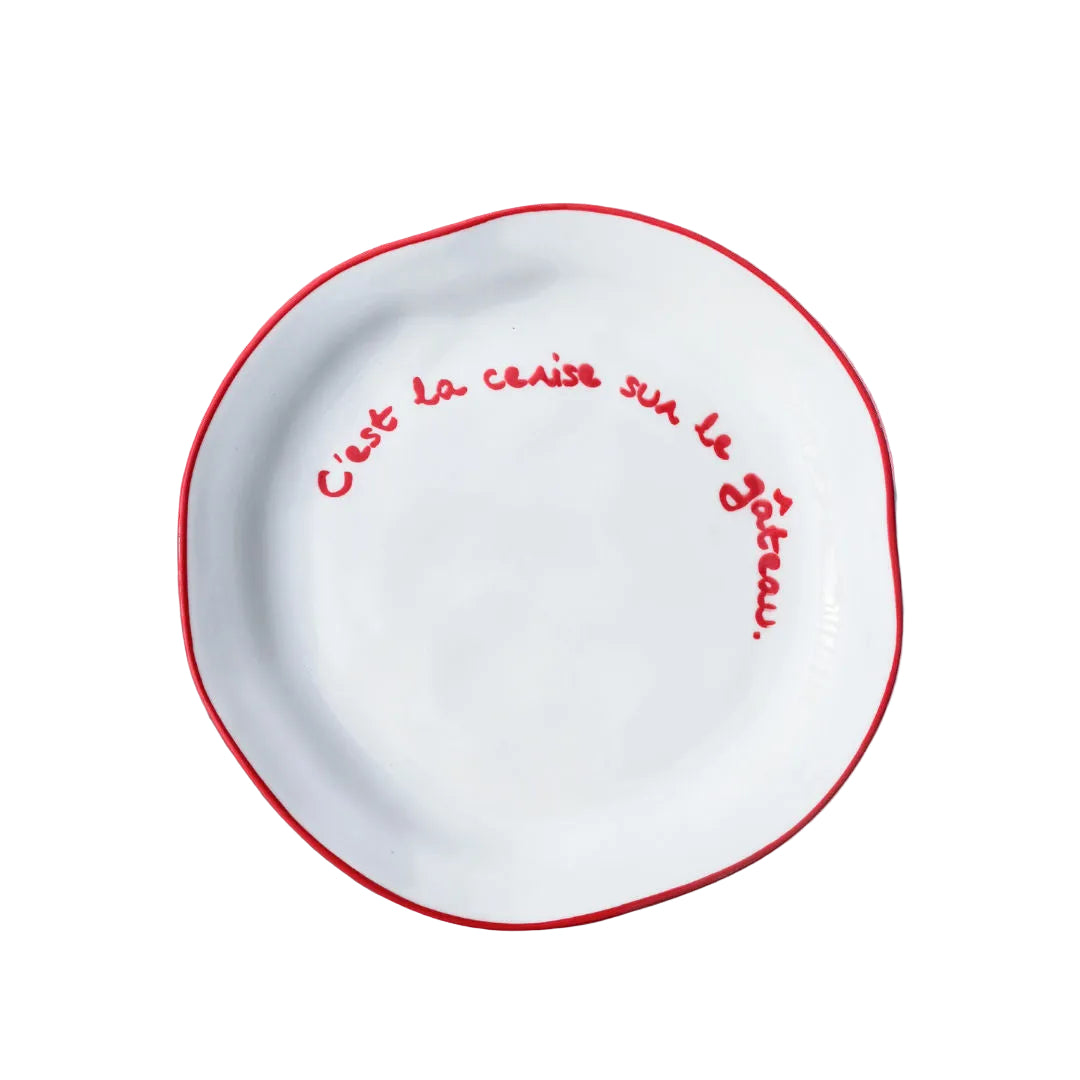 Statement Plate | C'est la cerise sur le gâteau